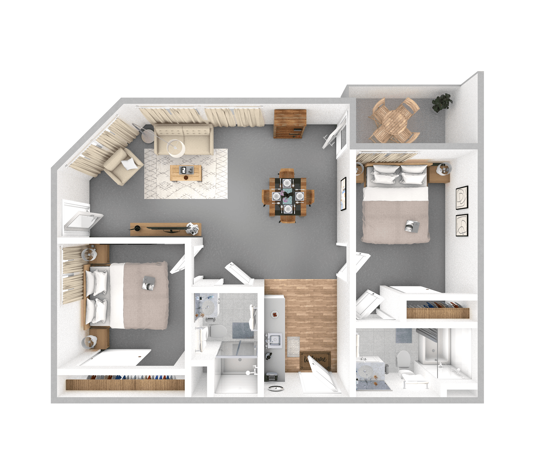 Ruddy Duck - Newly Renovated floor plan