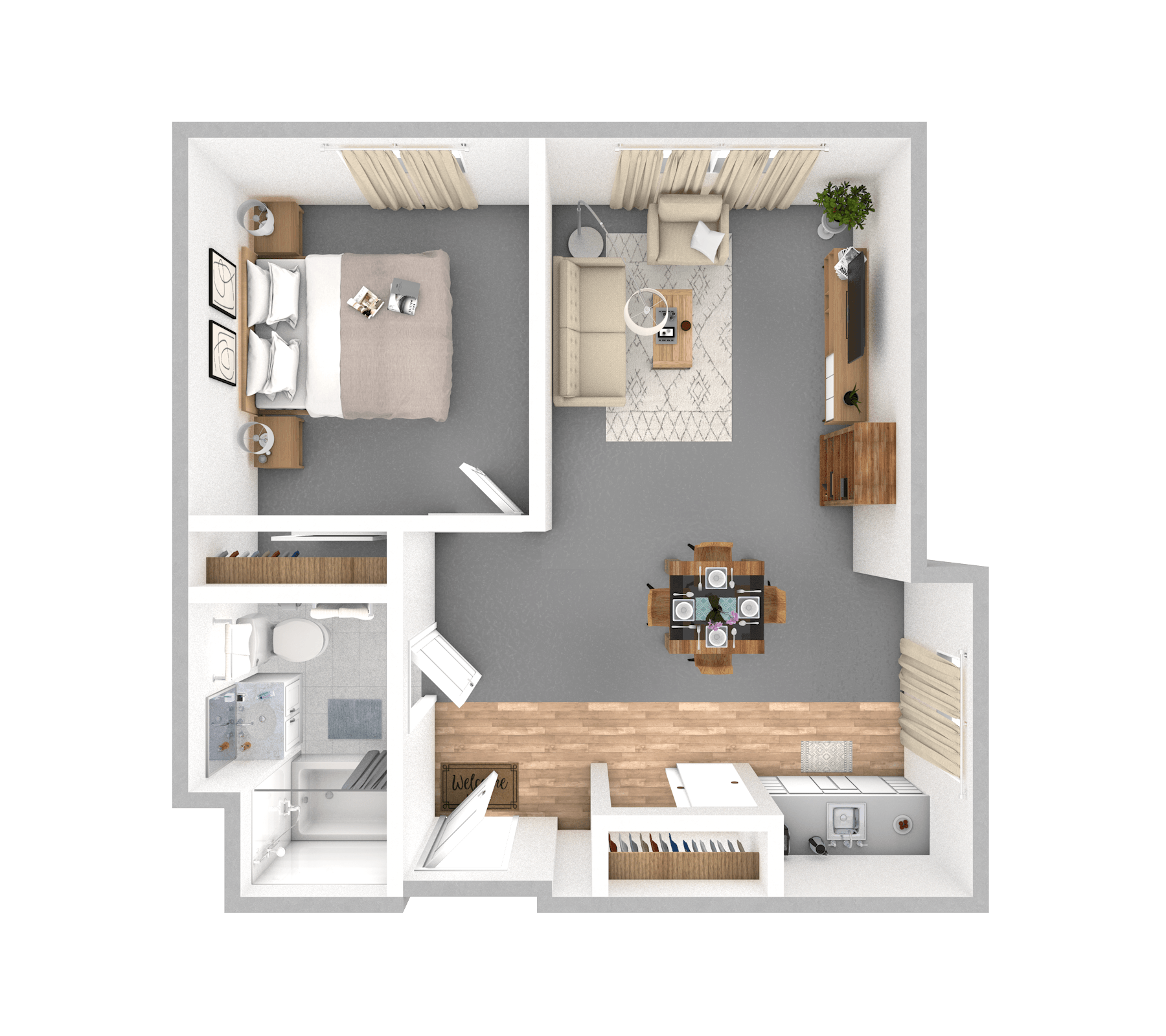 Sandy floor plan