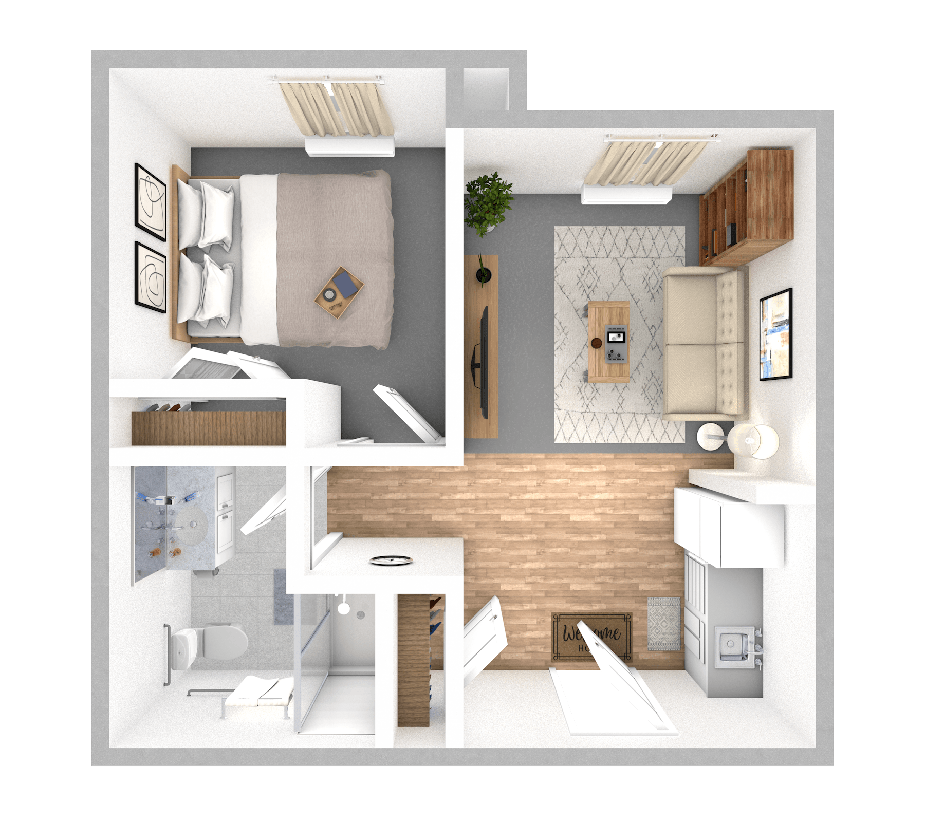 The Monument floor plan