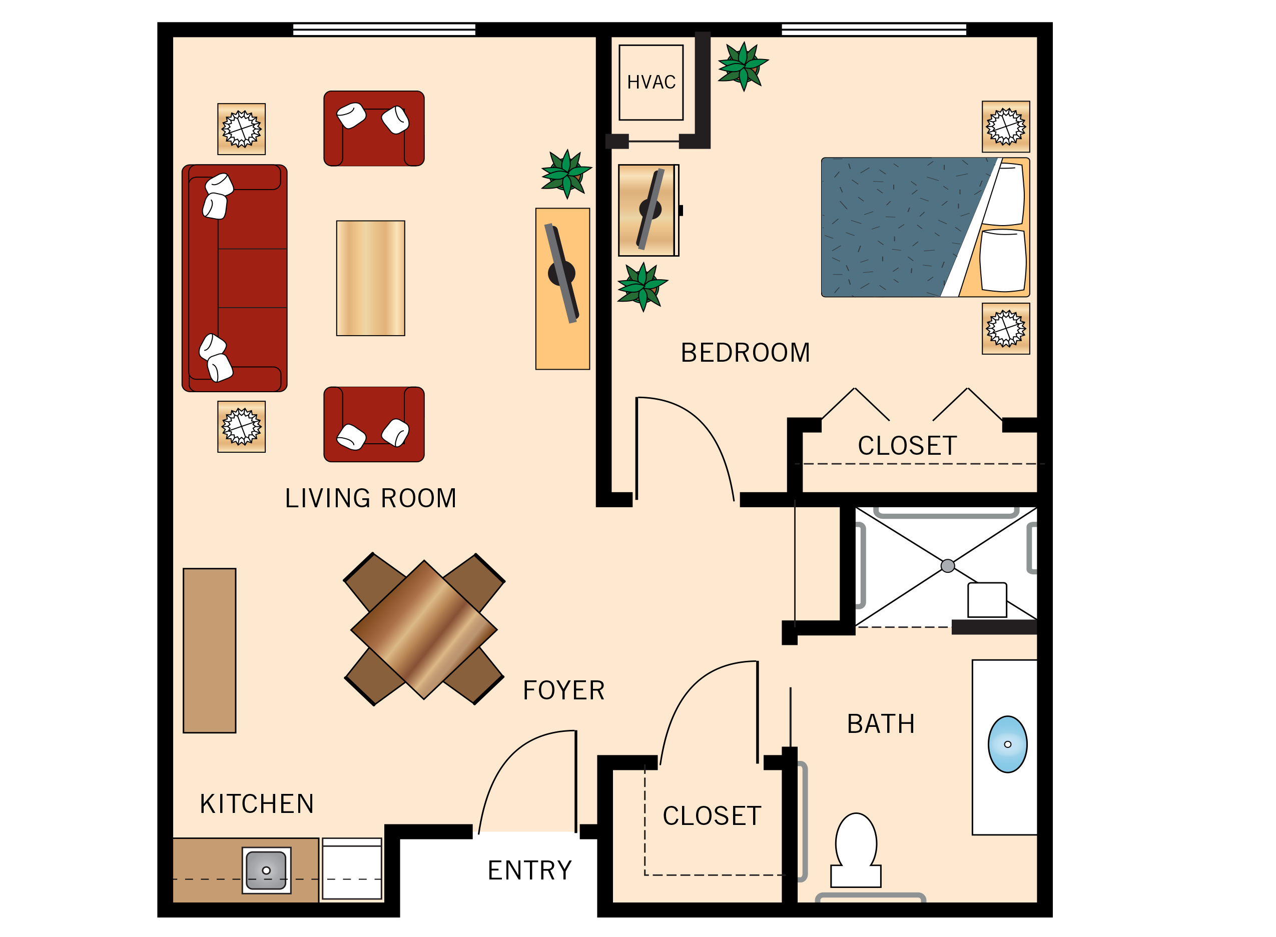 The Green Heron floor plan