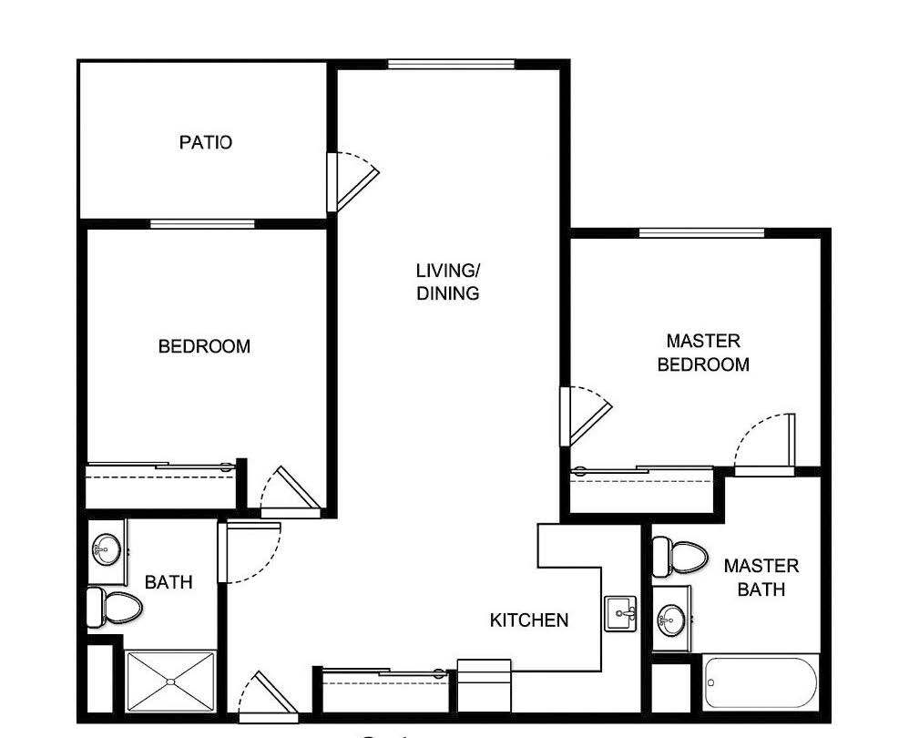 San Jacinto floor plan